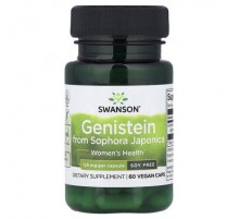Swanson, Genistein from Sophora Japonica, 125 mg, 60 Vegan Caps