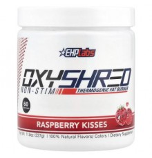 EHPlabs, OxyShred Non-Stim, Thermogenic Fat Burner, Raspberry Kisses, 11.9 oz (337 g)