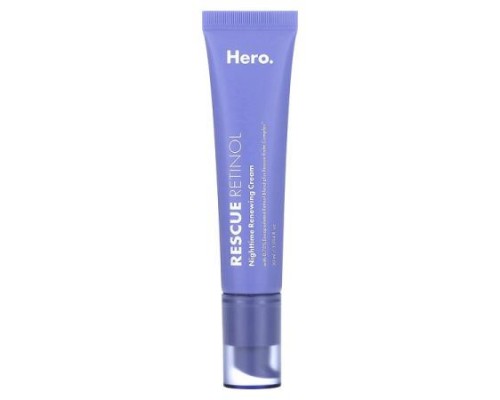 Hero Cosmetics, Rescue Retinol, Nighttime Renewing Cream, 1.014 fl oz (30 ml)