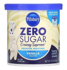 Pillsbury, Zero Sugar, Premium Frosting, Vanilla, 15 oz (425 g)