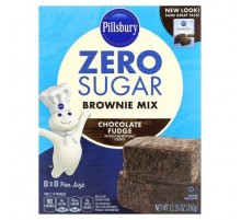 Pillsbury, Zero Sugar, Brownie Mix, Chocolate Fudge, 12.35 oz (350 g)