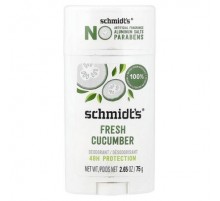 Schmidt's, Deodorant, Fresh Cucumber, 2.65 oz (75 g)