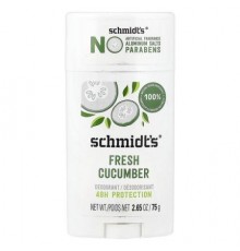 Schmidt's, Deodorant, Fresh Cucumber, 2.65 oz (75 g)