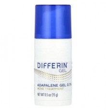 Differin, Adapalene Gel 0.1%, Acne Treatment, 0.5 oz (15 g)