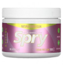 Xlear, Spry, Chewing Gum, Natural Bubblegum, Sugar Free, 100 Pieces