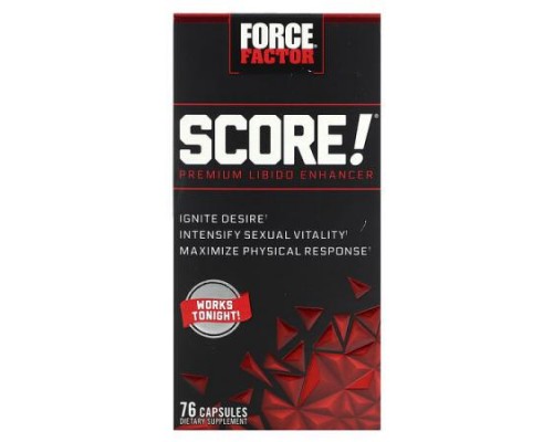 Force Factor, Score!®, Premium Libido Enhancer, 76 Capsules Force Factor, Score!®, Premium Libido Enhancer, 76 Capsules
