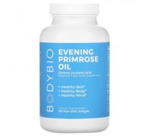 BodyBio, Evening Primrose Oil, 180 Non-GMO Softgels