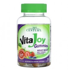 21st Century, Vita Joy Gummies, Adult Multi, Fruit, 75 Gummies