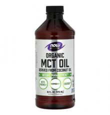 NOW Foods, Sports, Organic MCT Oil, 14 g, 16 fl oz (473 ml)