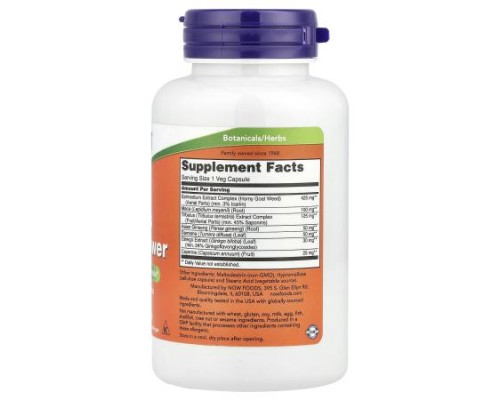 NOW Foods, Men's Virility Power , 60 Veg Capsules