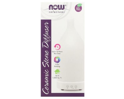 NOW Foods, Solutions, Ceramic Stone Diffuser, 1 Diffuser