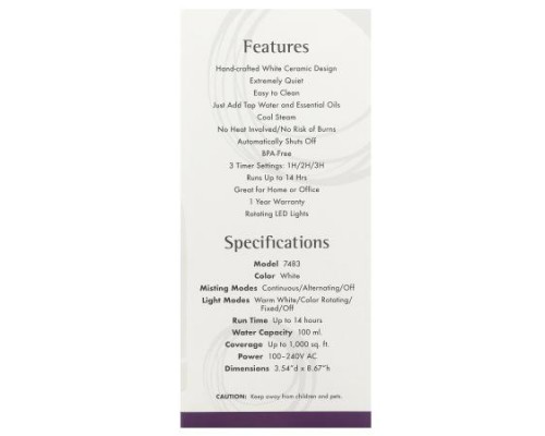 NOW Foods, Solutions, Ceramic Stone Diffuser, 1 Diffuser
