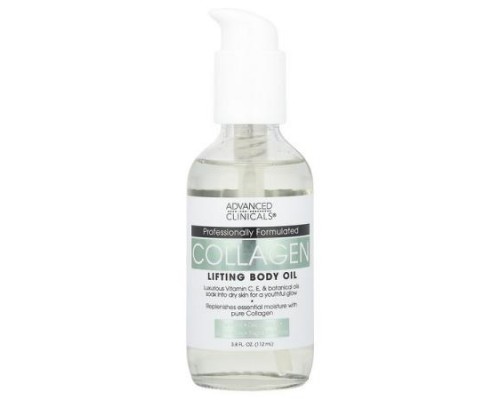 Advanced Clinicals, Collagen, Lifting Body Oil, 3.8 fl oz (112 ml) Advanced Clinicals, Collagen, Lifting Body Oil, 3.8 fl oz (112 ml)