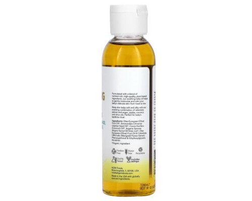 NOW Foods, Soothing Baby Oil, Fragrance Free, 4 fl oz (118 ml) NOW Foods, Soothing Baby Oil, Fragrance Free, 4 fl oz (118 ml)