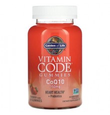 Garden of Life, Vitamin Code Gummies, CoQ10, Strawberry, 60 Gummies