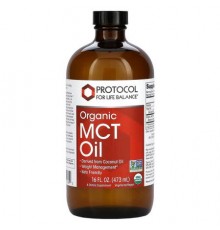 Protocol for Life Balance, Organic MCT Oil, 14 g, 16 fl oz (473 ml)