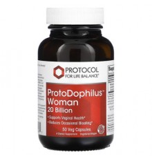 Protocol for Life Balance, ProtoDophilus Woman, 20 Billion, 50 Veg Capsules