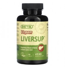 Deva, Vegan Liversup, 675 mg , 90 Tablets
