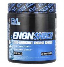 EVLution Nutrition, ENGN® Shred, Pre-Workout Engine Shred®, Blue Raz, 8.5 oz (240 g)