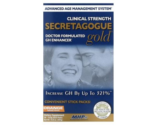 MHP, Secretagogue-Gold, Orange, 30 Stick Packs, 0.53 oz (14.9 g) Each