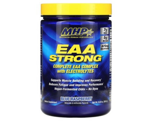 MHP, EAA Strong, Blue Raspberry, 10.87 oz (308.1 g) MHP, EAA Strong, Blue Raspberry, 10.87 oz (308.1 g)
