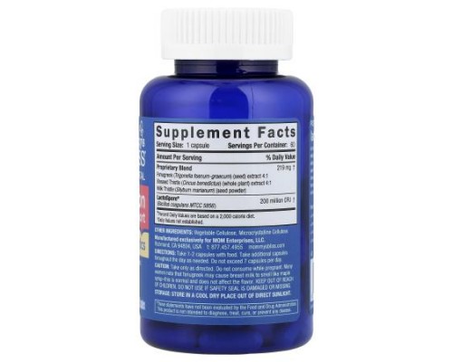 Mommy's Bliss, Postnatal Lactation Support, Fenugreek + Probiotics, 60 Capsules Mommy's Bliss, Postnatal Lactation Support, Fenugreek + Probiotics, 60 Capsules