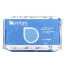 Cottons, Natural Cotton Comfort, Liners, 30 Liners