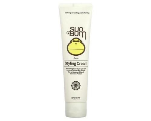 Sun Bum, Curls Styling Cream, 5 fl oz (148 ml) Sun Bum, Curls Styling Cream, 5 fl oz (148 ml)