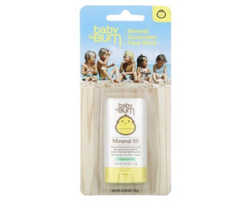 Sun Bum, Mineral Sunscreen Face Stick, SPF 50, Fragrance Free, 0.45 oz (13 g) Sun Bum, Mineral Sunscreen Face Stick, SPF 50, Fragrance Free, 0.45 oz (13 g)
