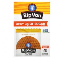 Rip Van Wafels, Honey & Oat, 4 Pack, 1.16 oz (33 g) Each