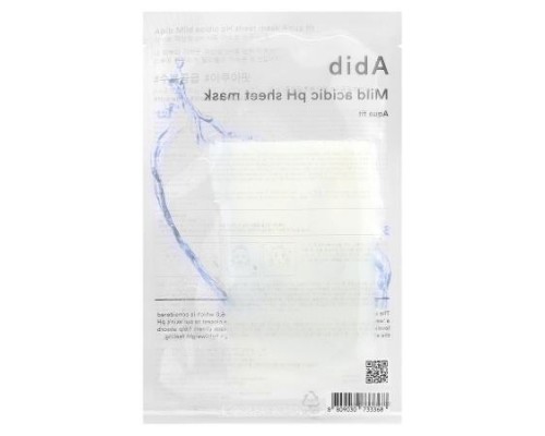 Abib, Mild Acidic pH Beauty Sheet Mask, Aqua Fit, 1 Sheet Mask, 1.01 fl oz (30 ml) Abib, Mild Acidic pH Beauty Sheet Mask, Aqua Fit, 1 Sheet Mask, 1.01 fl oz (30 ml)