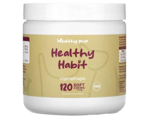 Healthy Pup, Healthy Habit, For Dogs, 120 Soft Chews, 9.3 oz (284 g) (Discontinued Item) Healthy Pup, Healthy Habit, For Dogs, 120 Soft Chews, 9.3 oz (284 g) (Discontinued Item)