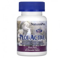 NaturesPlus, Pedi-Active®, Mixed Berry, 60 Chewable Tablets