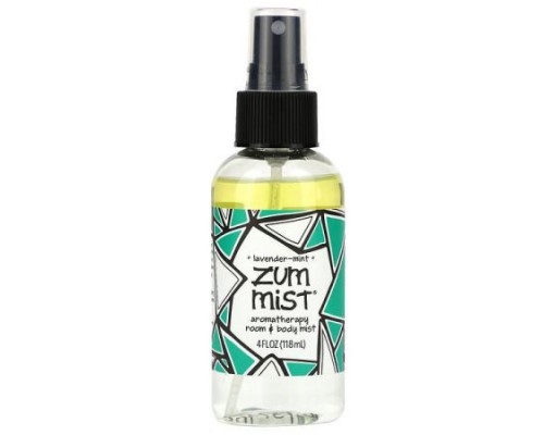 ZUM, Zum Mist, Aromatherapy Room & Body Mist, Lavender-Mint, 4 fl oz (118 ml)
