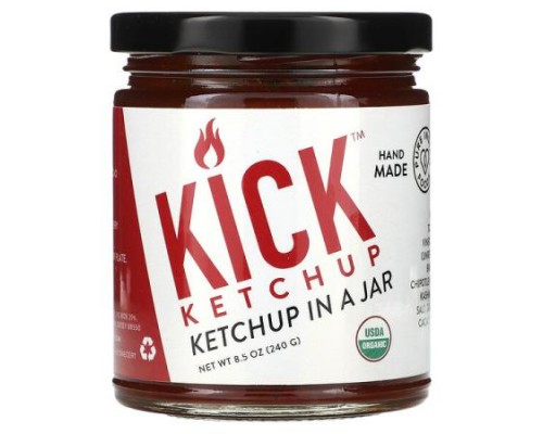 Pure Indian Foods, Kick, Ketchup in a Jar, 8.5 oz (240 g) Pure Indian Foods, Kick, Ketchup in a Jar, 8.5 oz (240 g)