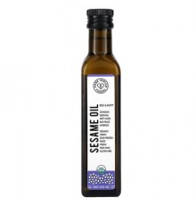 Pure Indian Foods, Organic Cold Pressed Virgin Sesame Oil, 250 ml