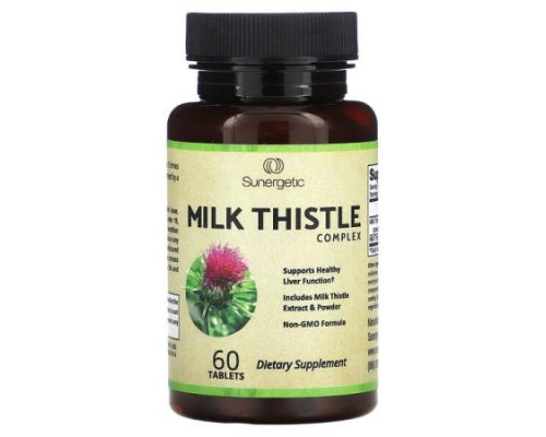 Sunergetic, Milk Thistle Complex, 60 Tablets Sunergetic, Milk Thistle Complex, 60 Tablets