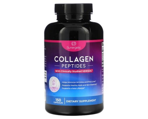 Sunergetic, Collagen Peptides, 150 Capsules