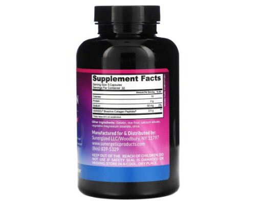 Sunergetic, Collagen Peptides, 150 Capsules