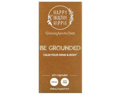 Happy Healthy Hippie, Be Grounded, 60 Capsules