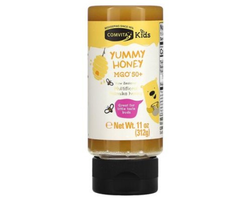 Comvita, Kids, Yummy Honey, MGO 50+, 11 oz (312 g) Comvita, Kids, Yummy Honey, MGO 50+, 11 oz (312 g)