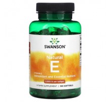 Swanson, Natural E, 1,000 IU, 100 Softgels