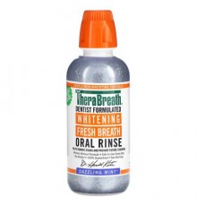 TheraBreath, Whitening Fresh Breath Oral Rinse, Dazzling Mint, 16 fl oz (473 ml)