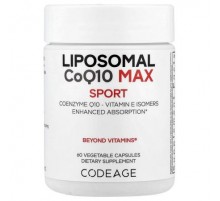 Codeage, Liposomal CoQ10 Max, Sport, 60 Vegetable Capsules