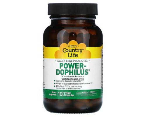 Country Life, Power-Dophilus , 100 Vegan Capsules