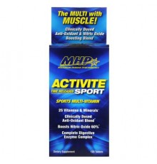 MHP, Activite Sport, Multi Vitamin, Time Released, 120 Tablets