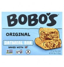 Bobo's Oat Bars, Original Oatmeal Bars, 12 Bars, 3 oz (85 g) Each