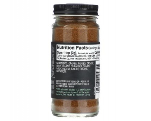 Frontier Co-op, Organic Tandoori Masala Seasoning, 1.8 oz (51 g) Frontier Co-op, Organic Tandoori Masala Seasoning, 1.8 oz (51 g)