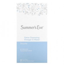 Summer's Eve, Douche, Extra Cleansing, Vinegar & Water, 2 Units, 4.5 fl oz (133 ml) Each