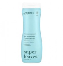 ATTITUDE, Super Leaves™, Extra Gentle Shampoo, Unscented, 16 fl oz (473 ml)